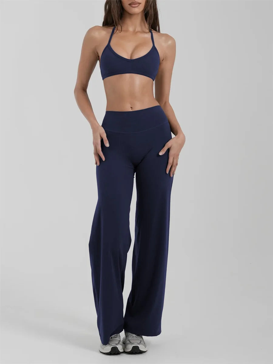 Flare Legging & Bra Set