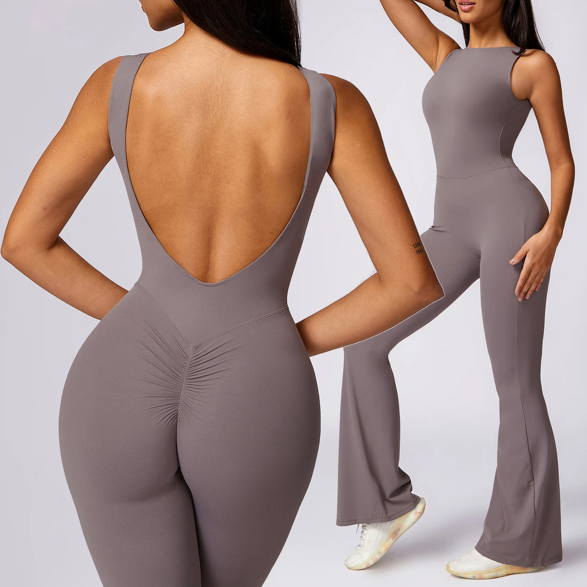 Scrunch Back Training Romper