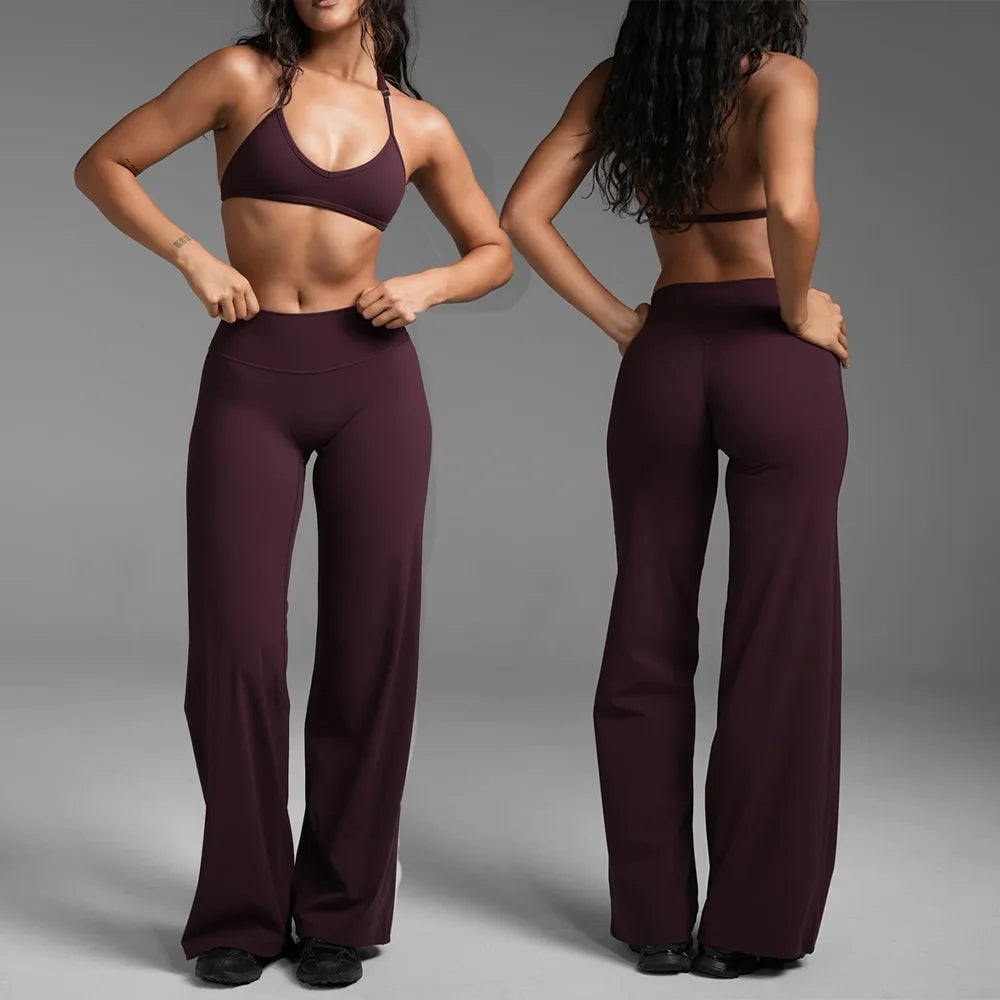 Flare Legging & Bra Set