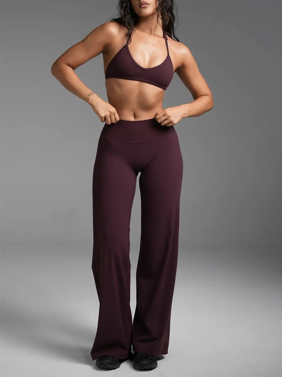 Flare Legging & Bra Set