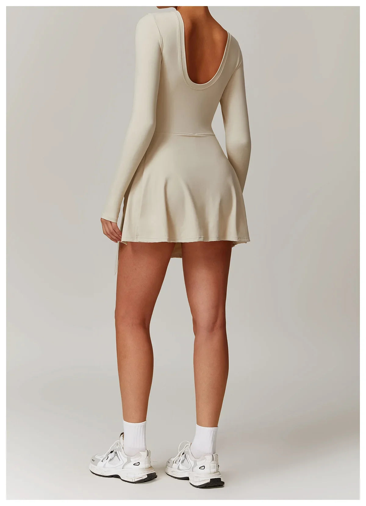 Backless Skort Romper