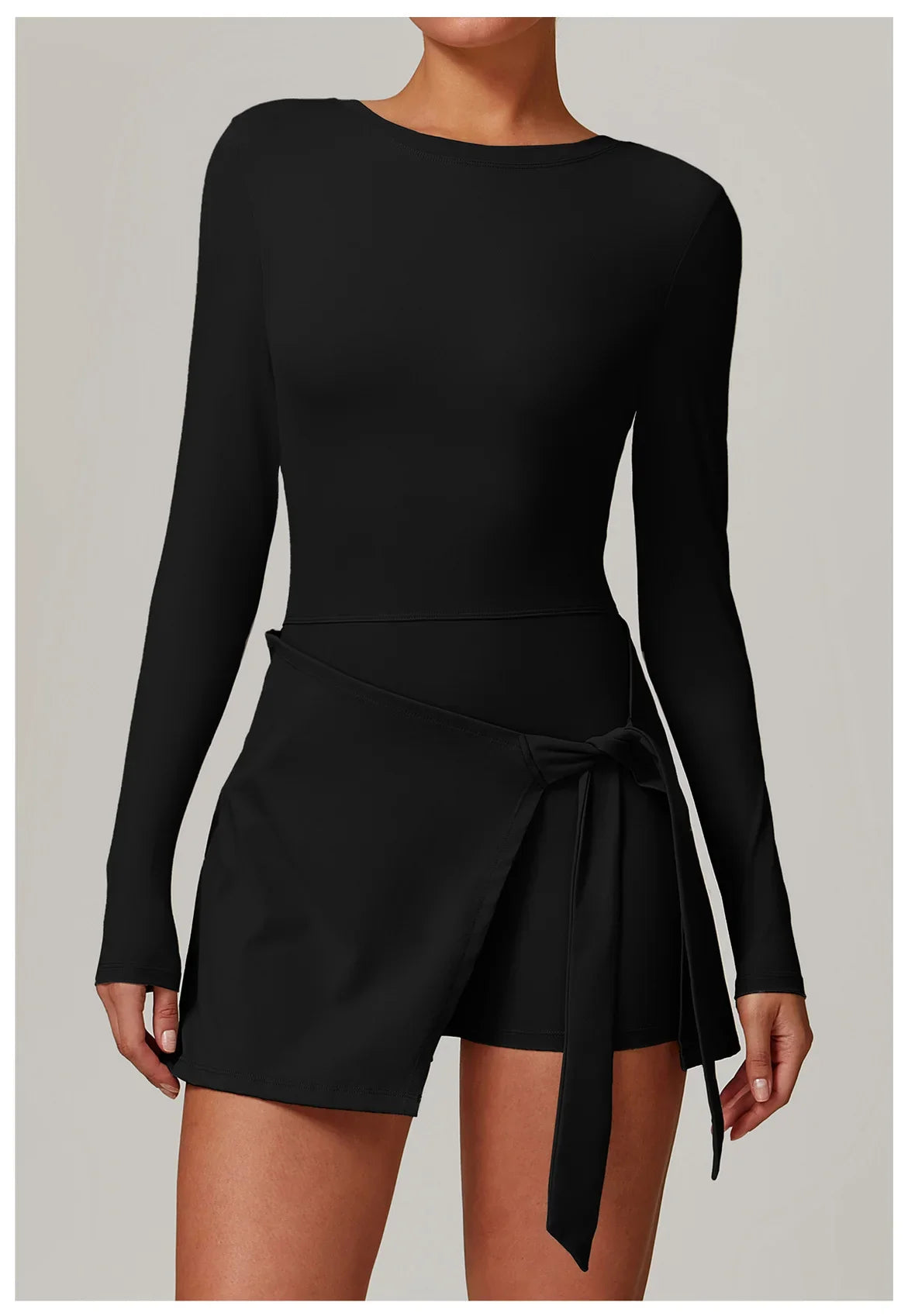 Backless Skort Romper