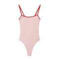 Contrast Trim Strappy Bodysuit