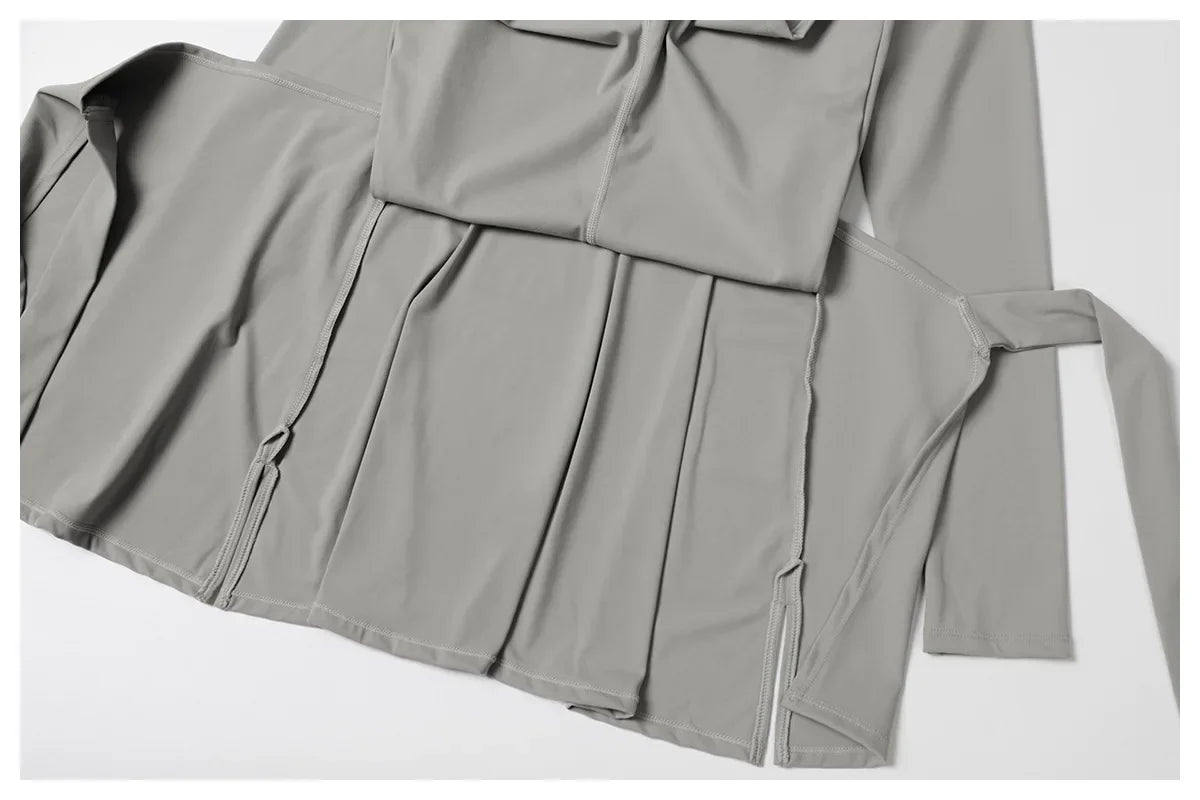 Backless Skort Romper