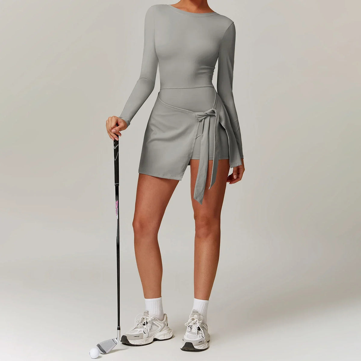 Backless Skort Romper