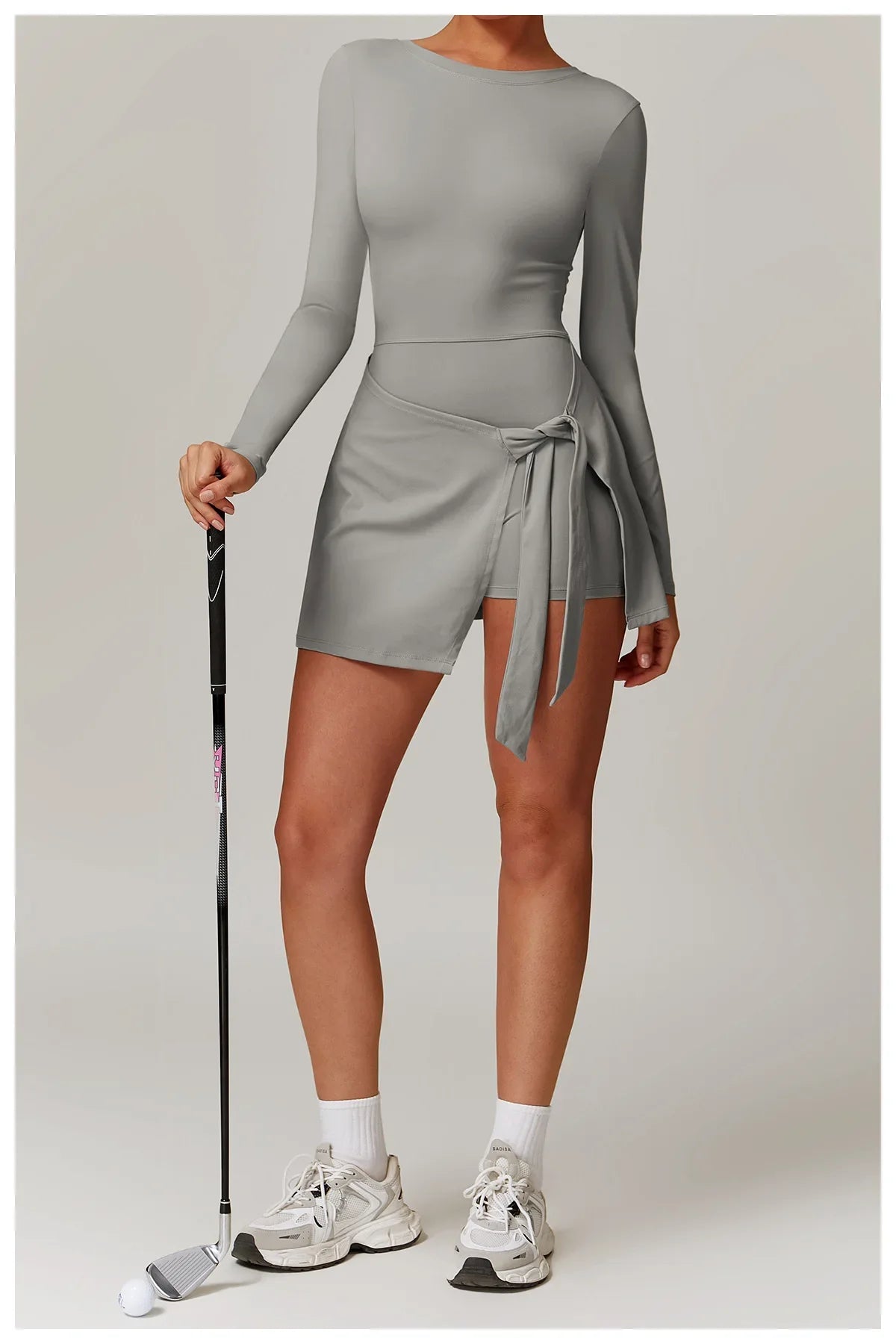 Backless Skort Romper