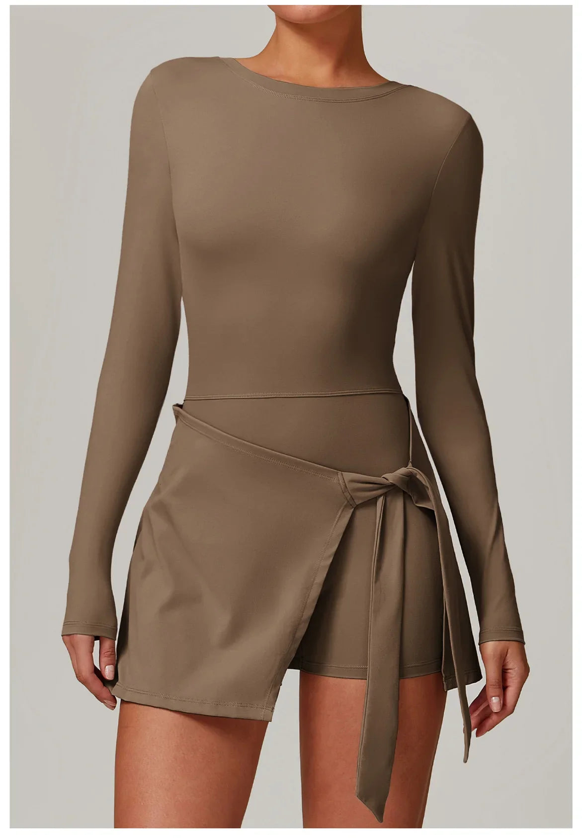 Backless Skort Romper