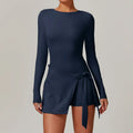 Backless Skort Romper