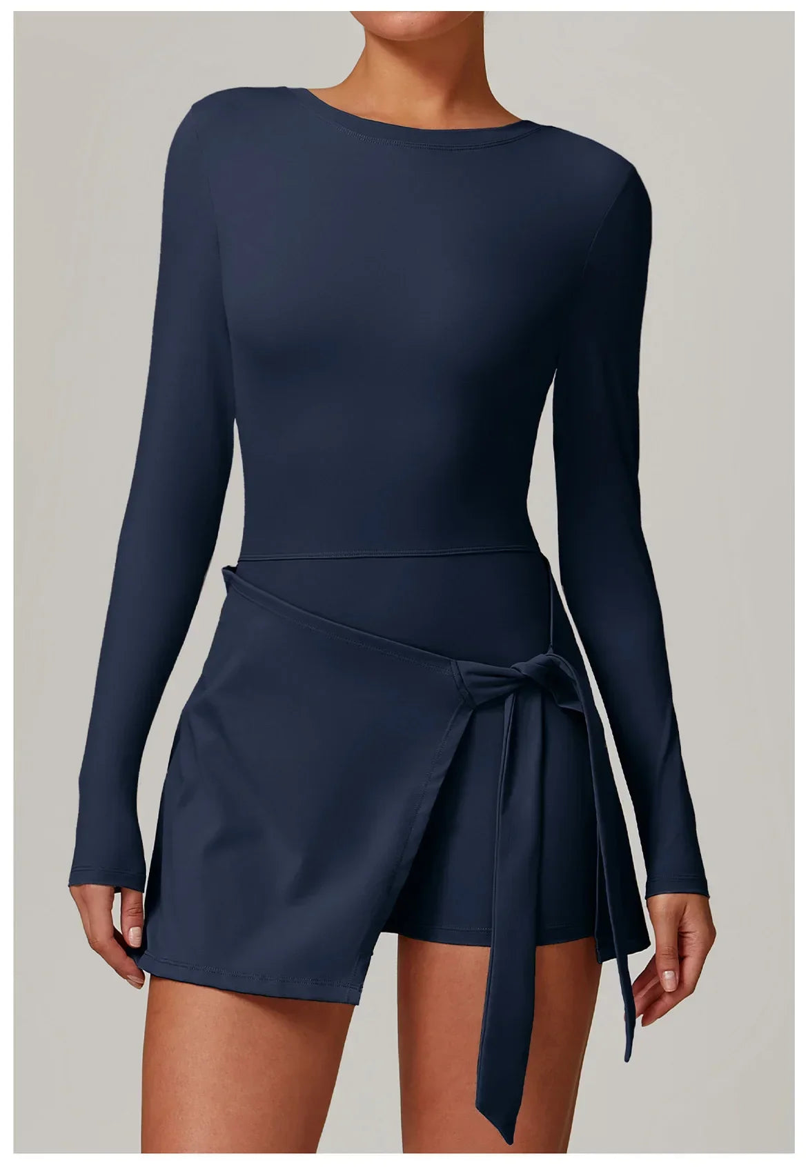 Backless Skort Romper