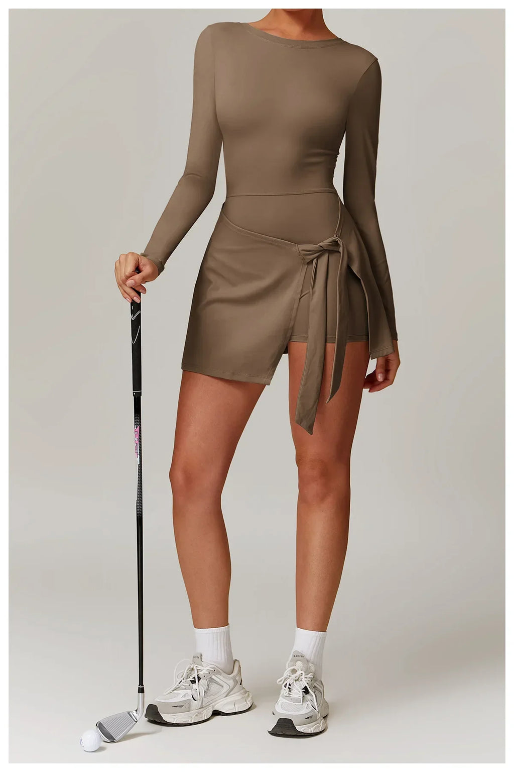 Backless Skort Romper