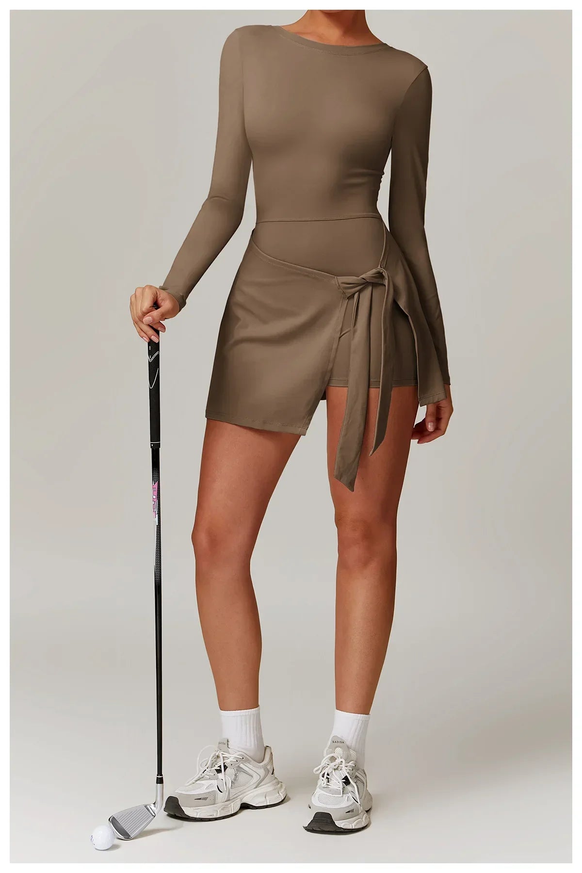 Backless Skort Romper