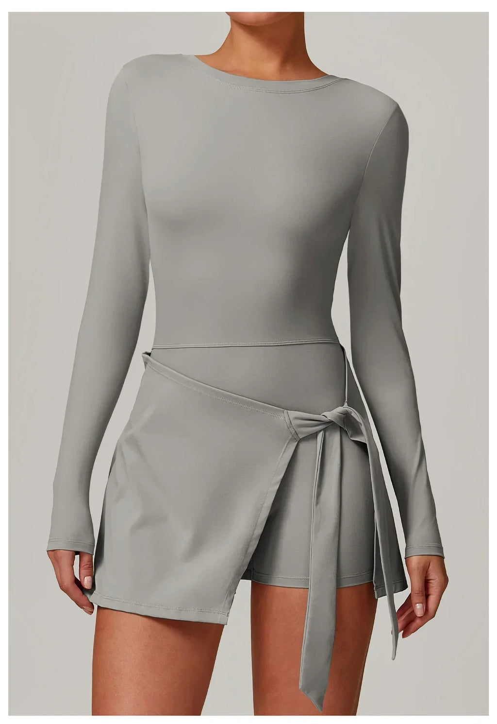 Backless Skort Romper